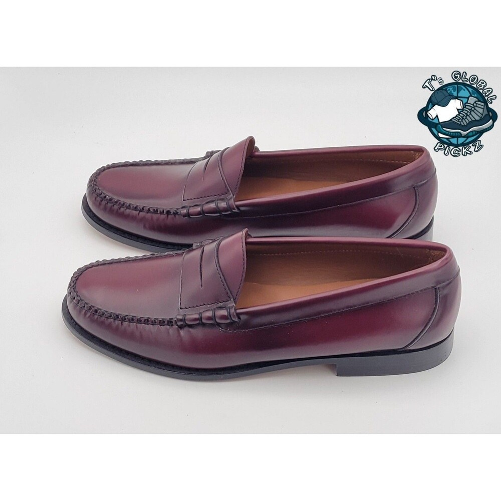 J. CREW Classic Leather Penny Loafer Wine Mens Size 11 - Picture 3 of 11